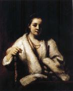 Rembrandt, Portrait of Hendrickje Stoffels